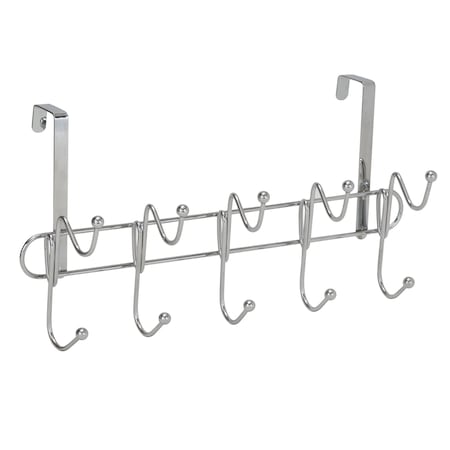 Simplify 10 Hook Over the Door Hanger in Chrome 4806-CHR